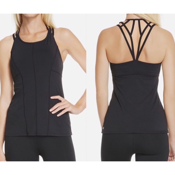 Fabletics Tops - NWT FABLETICS Arianna tank black size XL
